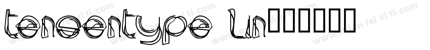 Tensentype lin字体转换
